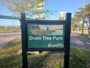 dram tree park boat ramp in wilmington, nc